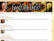 Tablet Screenshot of goodcookdoris.com